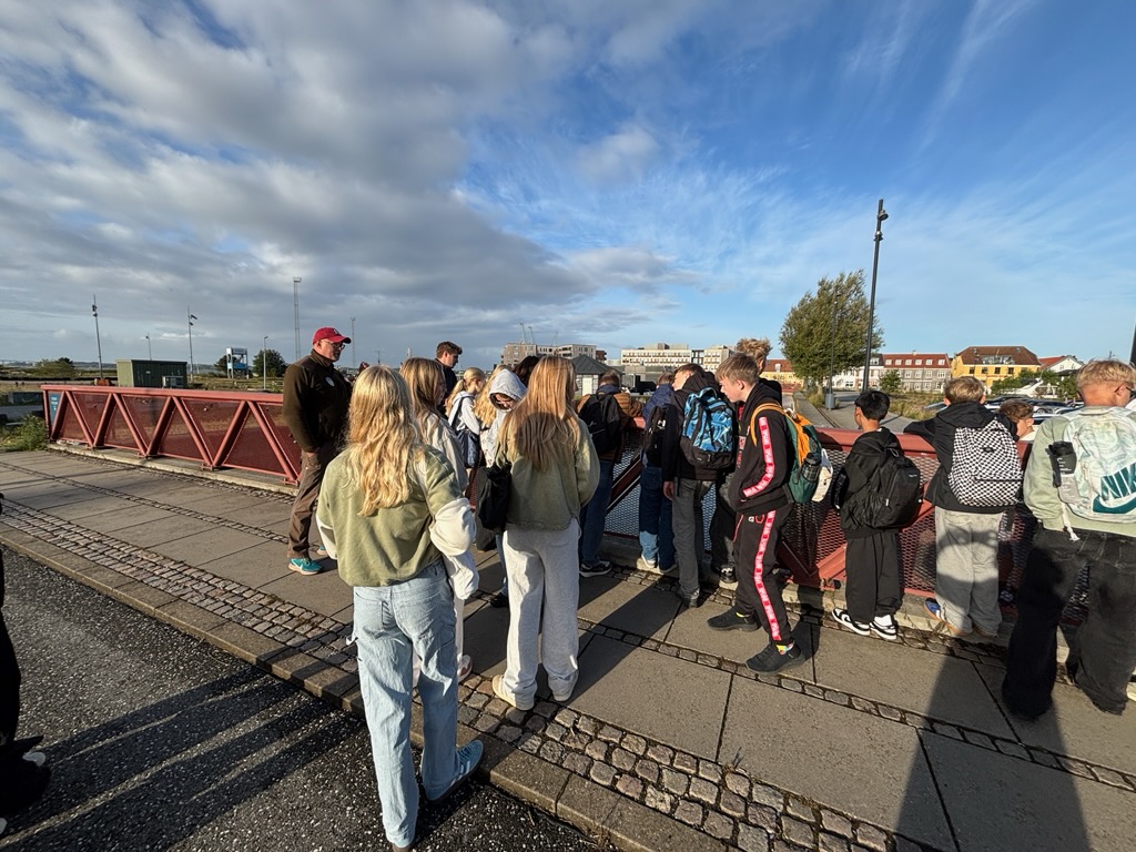 Klasse får vist livet i Kanalen ved Fredericia